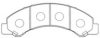 FIT FP0825 Brake Pad Set, disc brake